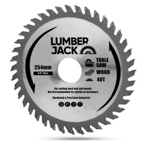 Lumberjack 254mm Circular Saw Blade TCT 40T 5/8